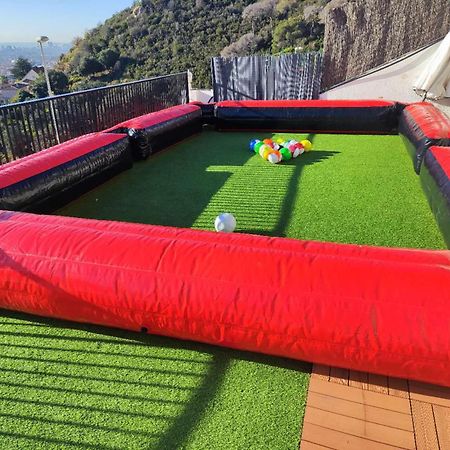 A+View Private Terrace Private Pool Family Fun Villa Бадалона Екстериор снимка